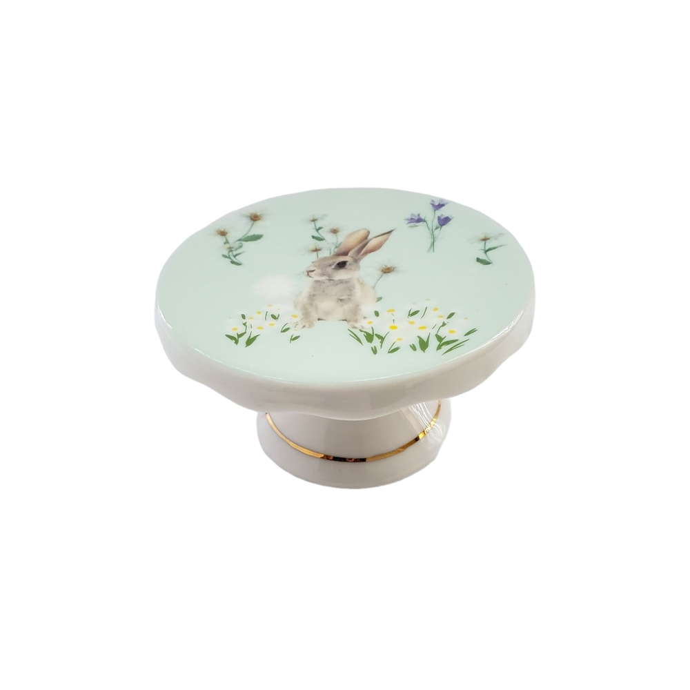 Springtime Bunny Rabbit Candle Holders